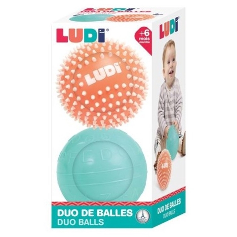 Ludi Sensorische ballen - 2 stk - Multi - Ludi - OneSize - Ballen