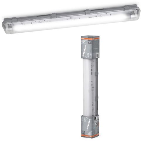 OSRAM HOMELIGHTING Submarine 1 x 7W 4000K LED-lamp voor vochtige ruimte G13 7.00 W Koudwit Grijs