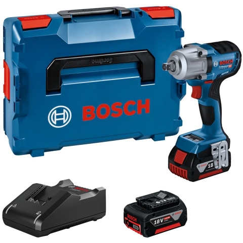 Bosch Professional GDS 18V-450 PC Accu slagmoersleutel 450Nm 1/2" borgpin 18V 5.0 Ah in L-Boxx - 06019K4103