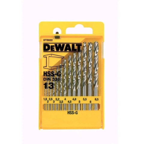DeWALT DT5922 Metaalborenset in Tough Case 13-delig