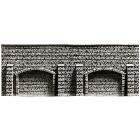 NOCH 58058 H0 Muur met metselwerk Arcade