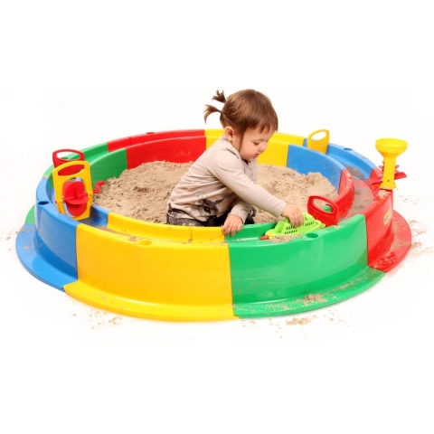 zandbak met accessoires