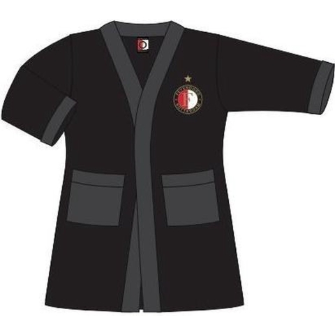 badjas volwassenen zwart, maat S/M