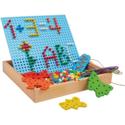 Insteek- & rijgpuzzel