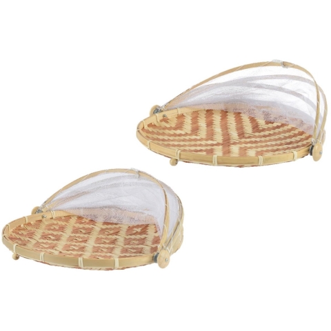 Foodcover bamboe fsc Ø35x22cm