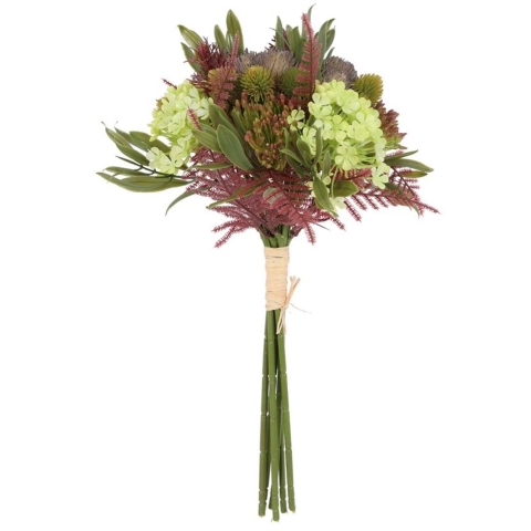 Kunstboeket Viburnum mix l.groen H25cm