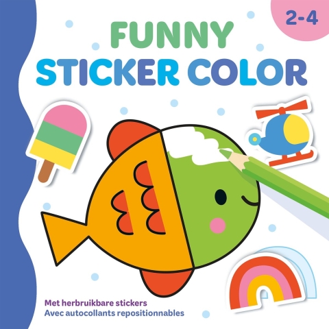 Deltas Funny Sticker Color (2-4 j.)