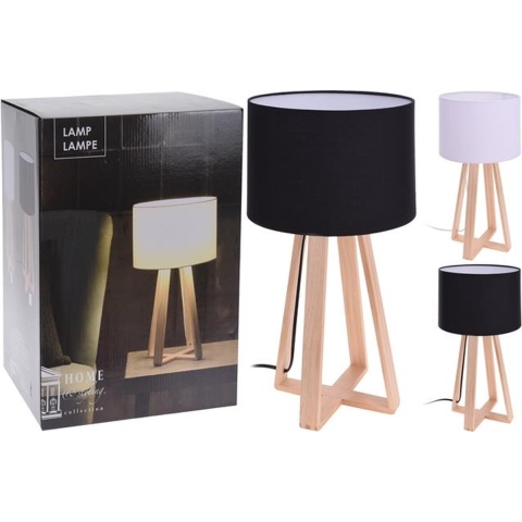 Lamp houten voet 26x26x47,5cm