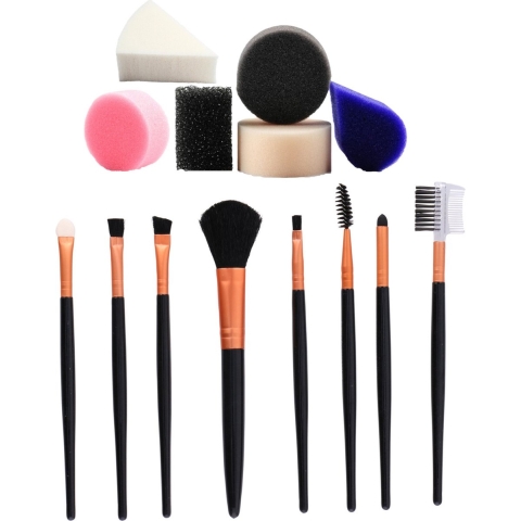 Schmink penselen en sponsjes - schminkset - voor kinderen en volwassenen -