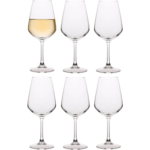 Vicrila wijnglazen Barolo - 12x stuks - voor rode en witte wijn - 390 ml -