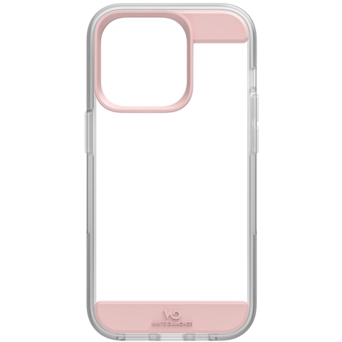 White Diamonds Air Protection Cover Voor Apple IPhone 14 Pro Rose Gold