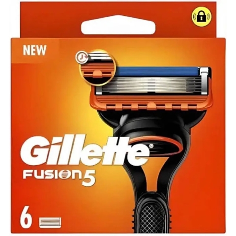 Gillette Gillette - Fusion5 - Scheermesjes/Navulmesjes - 6 Stuks
