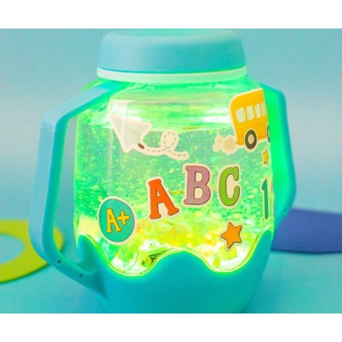 Glo Pals DIY Jarset blue ABC