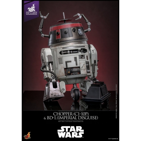 Hot Toys Star Wars Chopper (C1-10P) & BD-1