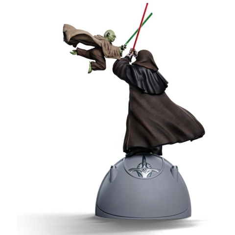 Iron Studios Star Wars Yoda vs Emperor Palpatine