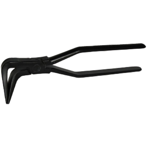 Erdi Buigtang | lengte 255 mm | opgelegd 90graden gebogen | poedergecoat | 1 stuk - D351-60 - D351-60