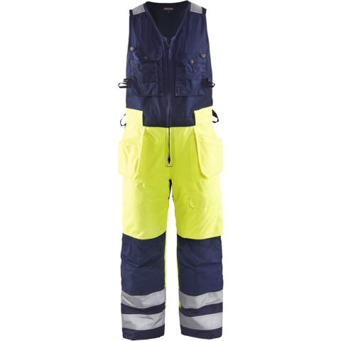 Blåkläder Amerikaanse overall High-Vis 85041977 | High-Vis Geel/Marineblauw | Maat 54 - 7330509283349