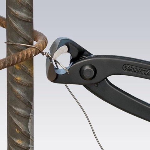 Knipex Wapeningsvlechttang | lengte 250 mm | glansverzinkt | 1 stuk - 99 04 250 EAN - 99 04 250 EAN
