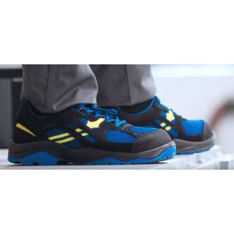 Atlas Werkschoen Flash 4000 S1 | Zwart/Blauw | Maat 37 - 00.012.061.37