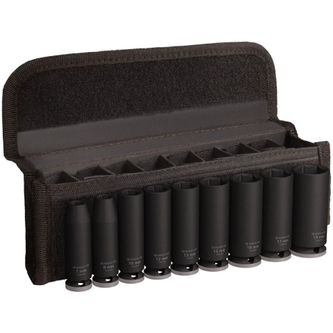 Bosch Professional PRO Impact krachtdoppenset lang 3/8" 9-delig - 2608003037