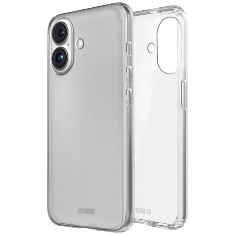 Sbs Mobile Skinny Cover Telefoonhoesje Voor Apple Iphone 16 Transparent