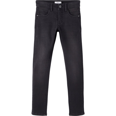 Name It Jeans - Noos - NkmSilas - Black Denim - Name It - 9 jaar (134) - Jeans