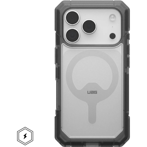 Urban Armor Gear Case Apple iPhone 17 Pro Grijs, Transparant