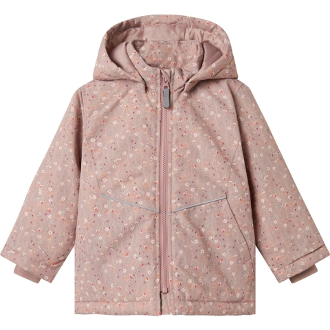 Name It Winterjas - Noos - NmfMaxi - Woodrose/Flower - Name It - 5 jaar (110) - Winterjassen