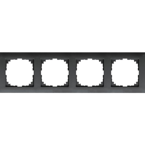 Merten MEG4040-3614 Afdekking Frame System M Antraciet 1 stuk(s)