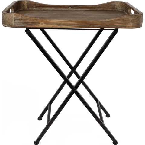 Butlertray Denise hout 48x33x56cm