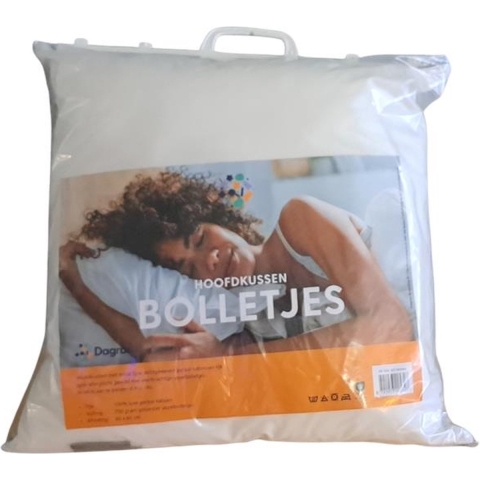 Dagros Hoofdkussen bolletjes 60x60cm