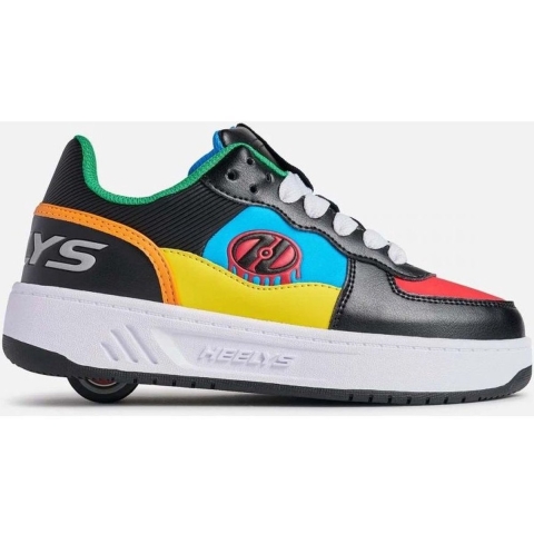 Heelys - Rezerve Low Black Red Cyan Yellow - Rolschoenen - 31