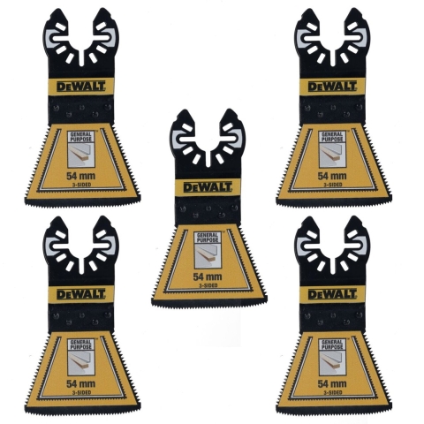 DeWALT DT20775 - Multitool Zaagbladen 3-zijdige Zaagsnede | 5 stuks - DT20775-QZ