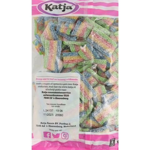 9x Katja Regenboogmatjes 500 gr