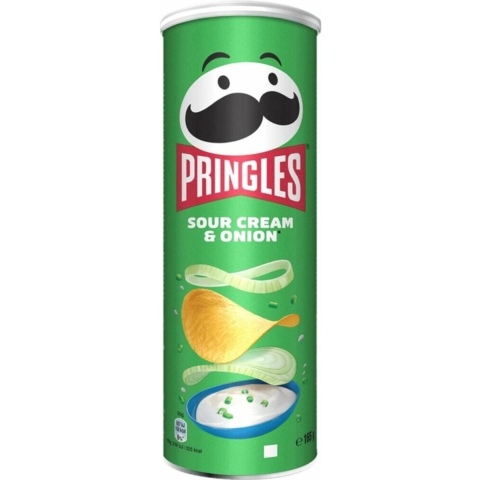 9x Pringles Chips Sour Cream&Onion 165 gr