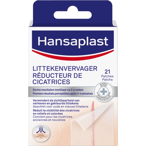 2x Hansaplast Littekenvervager 21 stuks