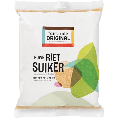 9x Fairtrade Original Rietsuiker 500 gr