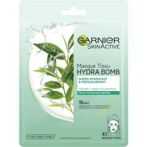 6x Garnier SkinActive Tissue Gezichtsmasker Hydraterend&Regulerend