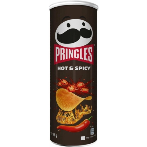10x Pringles Chips Hot&Spicy 165 gr