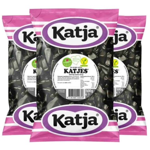 3x Katja Katjes 500 gr