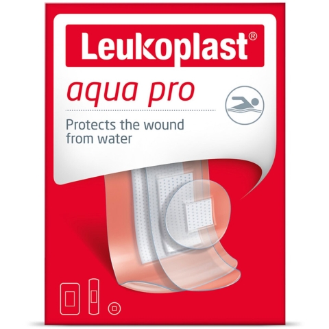 6x Leukoplast Pleister Aqua Pro 20 stuks