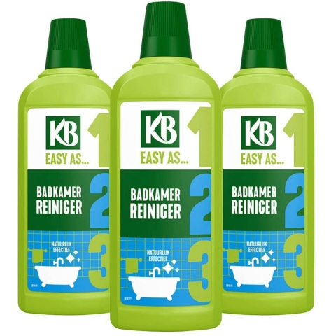 3x KB Easy Badkamerreiniger Concentraat 750 ml