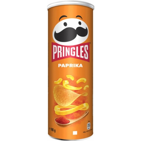 9x Pringles Chips Paprika 165 gr