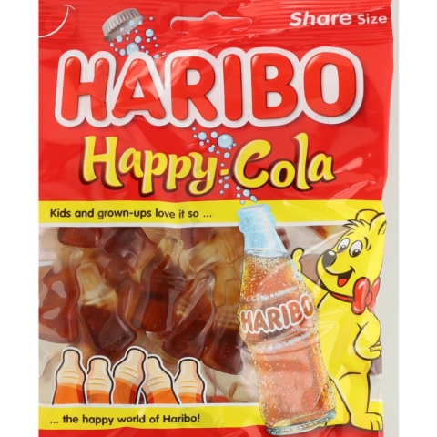10x Haribo Happy Cola 185 gr