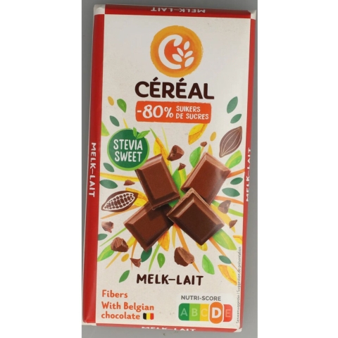 6x Céréal Chocolade Tablet Melk-Chocolade 85 gr