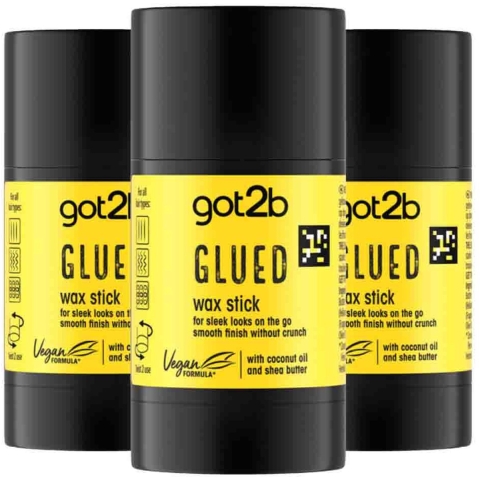 3x Got2b Glued Styling Haarwax Stick 50 gr