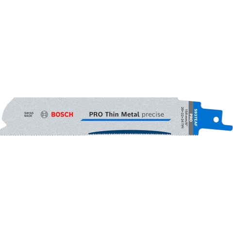 Bosch PRO S937EAF Thin Metal Precise Reciprozaagblad - 150mm - Metaal (5st)