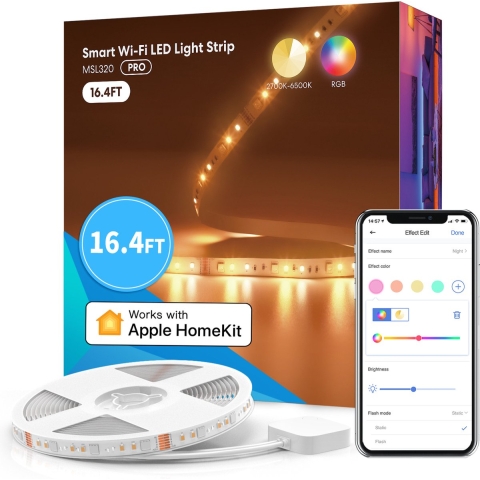 MEROSS MSL320 PRO Smart Wi-Fi Light Strip, 5m ledstrip