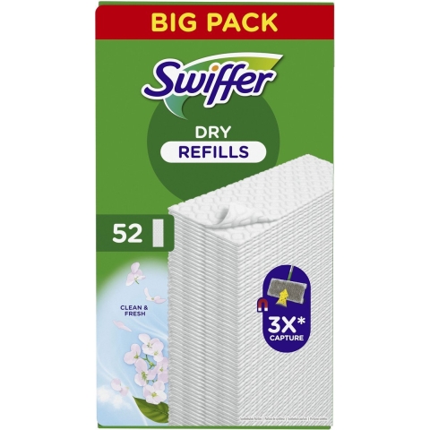 Swiffer DRY FRESH Vloerdoekjes 52 stuks