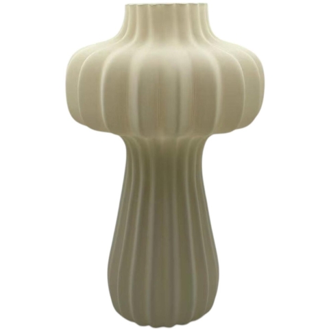 Vaas Mae glas wit 17x17x27,5cm